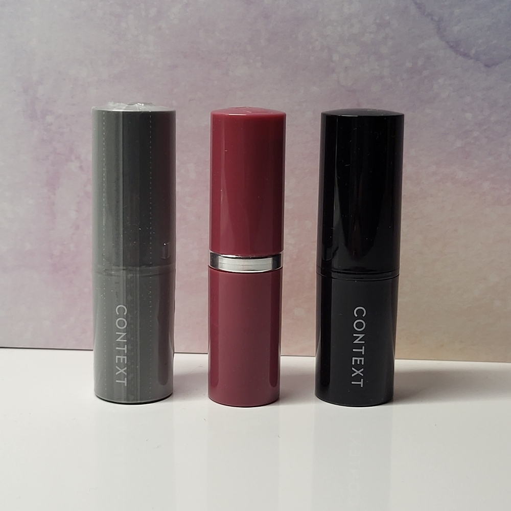 Context Lipstick Collection Black and Pink